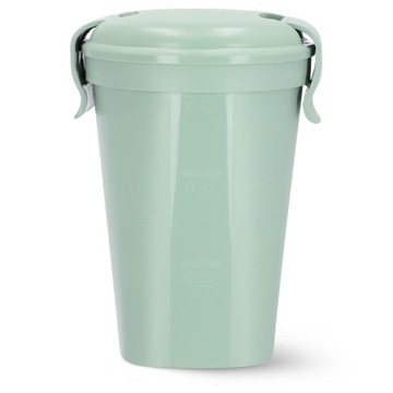 CURVER POJEMNIK KUBEK NA ZUPĘ 0,6L ŻYWNOŚĆ LUNCHBOX EKO JOGURT DO MIKROFALI