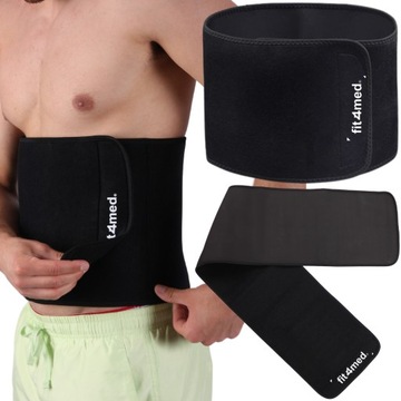 PAS NEOPRENOWY WYSZCZUPLAJĄCY FITNESS SZEROKI MOCNE RZEPY DOBRZE TRZYMA 130