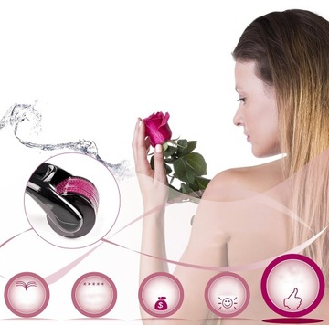 3X DERMA ROLLER МИКРОИГЛА, DERMAROLLER, ДЛЯ РОСТА ВОЛОС НА ЛИЦЕ, БОРОДЫ