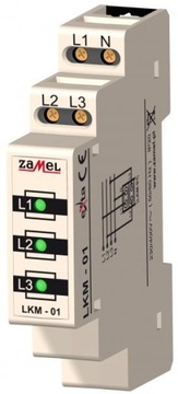 Lampka kontrolna na szynę LKM-01-20 Zamel