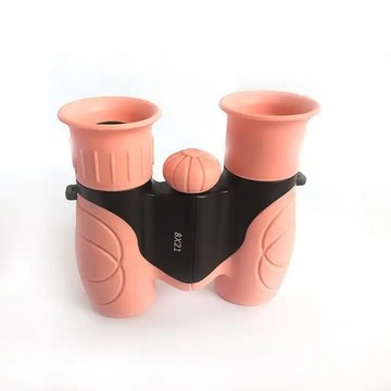 ДЕТСКИЙ БИНОКЛЬ 8X 21MM 7,2° ОПТИЧЕСКАЯ ЛИНЗА ВОДОНЕПРОНИЦАЕМАЯ РОЗОВАЯ