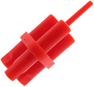 LEGO dynamit / tnt / bomba 64728 czerwony