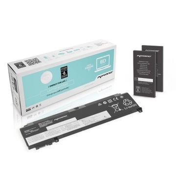 Bateri do Lenovo Thinkpad T460s, T470s - przednia