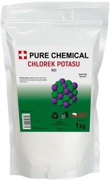 CHLOREK POTASU CZYSTY KCl SÓL POTASOWA 99,9% 1kg