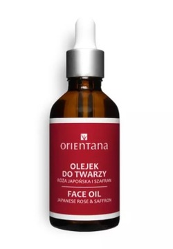 Масло для лица Orientana с японской розой и шафраном