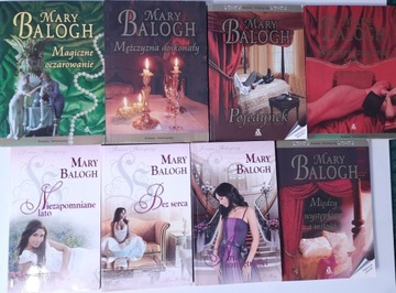 8 książek zestaw MARY BALOGH