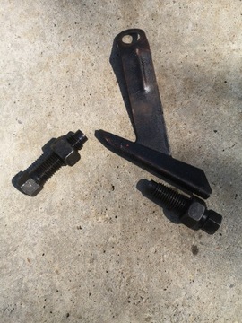 Картофелекопалка на конной тяге, старый маслоотражатель + шурупы