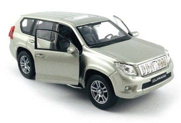 TOYOTA LAND CRUISER PRADO MODEL METAL WELLY 1:34 SREBRNY