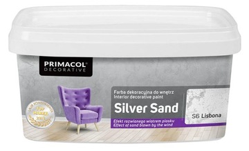 FARBA Dekoracyjna SILVER SAND 1L LISBONA S6