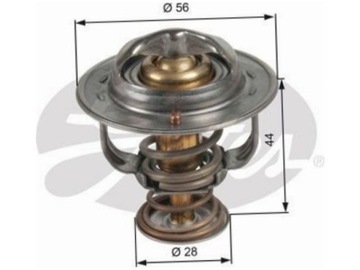 TERMOSTAT PEUGEOT 4008 1.8 CITROEN C4 AIRCROSS FIAT FULLBACK 2.4