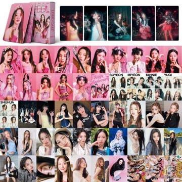 LOMO Kpop Gidle Photocards I czuję karty Lomo albumu (G)I-DLE 2023 światow