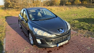 Peugeot 308 I Hatchback 5d 1.6 VTi 120KM 2008 Peugeot 308 Lekko Uszkodzony Pali Jeżdzi 1.6 B