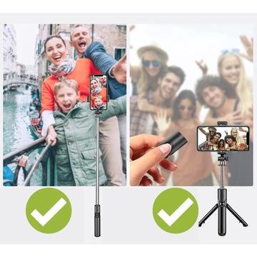 STABILNY SELFIE STICK Bluetooth Monopod DO ZDJĘĆ Kijek Statyw Bluetooth