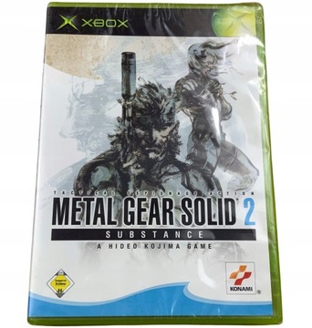 METAL GEAR SOLID 2 SUBSTANCE folia XBOX CLASSIC