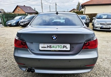 BMW Seria 5 E60 2005 BMW Seria 5 BENZYNA R6 177KM SKORA automat atrakcyjny wyglad okazja, zdjęcie 16