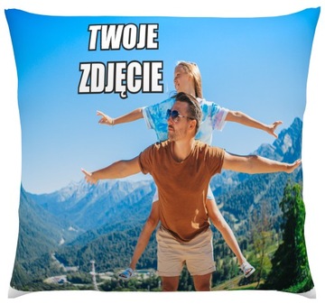 FOTO POSZEWKI NA PODUSZKI POSZEWKA ZE ZDJĘCIEM WŁASNYM NADRUKIEM GRAFIKĄ