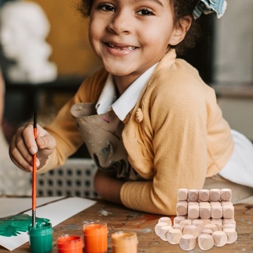 КУБ-ШЕХОВАЯ ДОСКА НАТУРАЛЬНЫЕ ИГРУШКИ Блоки