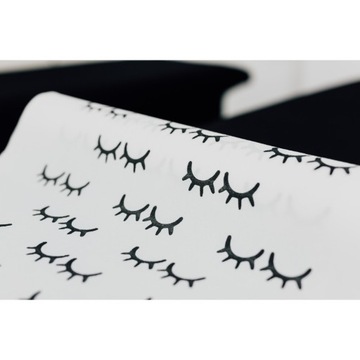 Целлюлозная основа с рисунком ресниц