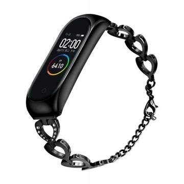 РЕМЕНЬ БРАСЛЕТА ДЛЯ XIAOMI MI BAND 4/3 ЦИРКОНИЯ