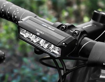 СВЕТОДИОДНАЯ ВЕЛОСИПЕДНАЯ ФАРА, ПЕРЕДНЯЯ, МОЩНАЯ, ЗАДНЯЯ