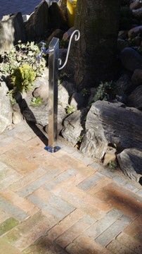 Hydrant Ogrodowy 70 cm Kran INOX „Kwadrat” Dolny