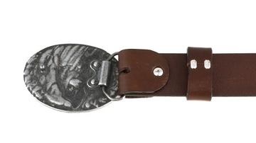 КОЖАНЫЙ РЕМЕНЬ ДЛЯ МОТОЦИКЛИСТОВ WOLF BUCKLE