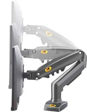 НАСТОЛЬНЫЙ ДЕРЖАТЕЛЬ ДЛЯ ДВУХ МОНИТОРОВ С ГАЗОВОЙ ПРУЖИНОЙ LCD LED