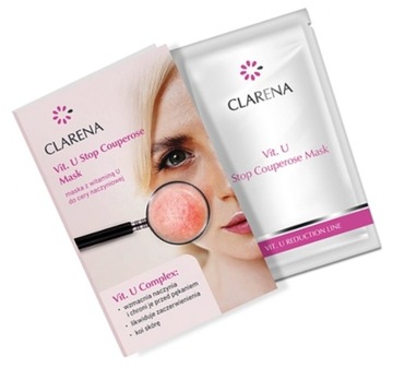 CLARENA Vit U Stop Couperose Maska na Naczynka 5ml