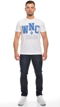 WRANGLER t-shirt WHITE s/s GRAPHIC LOGO TEE_ L 40