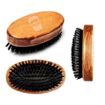 Шампунь-кондиционер By My Beard + щетка для бороды с жесткой щетиной