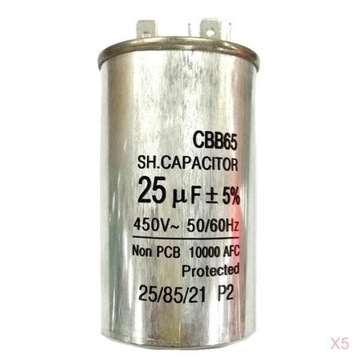 5 szt. 50/60 Hz napęd silnika klimatyzatora Start Run Capitor CBB65 Lot