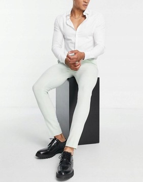 Asos Design ojw SPODNIE SUPERSKINNY ELEGANCKIE 34/32