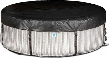 НАДУВНОЙ САДОВЫЙ СПА-БАССЕЙН ВЕНЕЦИЯ С ГИДРОМАССАЖЕМ AVENLI НА 6 ЧЕЛОВЕК + КРЫШКА