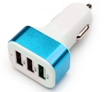 3 X USB UNIWERSALNA ŁADOWARKA SAMOCHODOWA 46 R