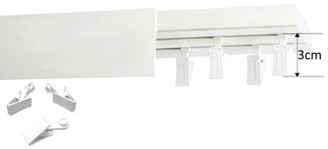 Потолочный карниз с чехлом. Двойной потолочный карниз из ПВХ с чехлом 160.