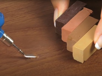 DREWMIX MAT восковая шпаклевка для ремонта трещин в промасленной древесине, БЕЛАЯ