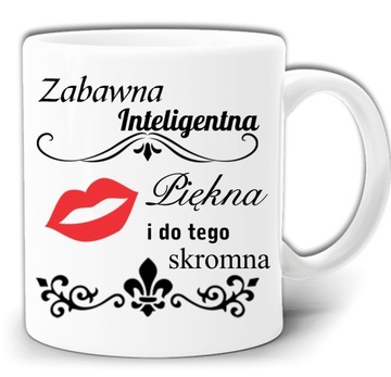 INTELIGENTA PIĘKNA I SKROMNA KUBEK + PUDEŁKO GW225