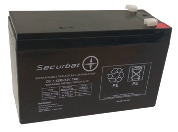 Akumulator SECURBAT 12V 7Ah ELLEKTROPOINT
