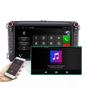 РАДИО МОНИТОР ANDROID AUTO CARPLAY 2 КАМЕРЫ