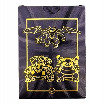 КАРТОЧКИ ПОКЕМОНЫ — ЧЕРНЫЕ БЛЕСТЯЩИЕ КАРТЫ ККИ ПОКЕМОН — 55 ШТ.