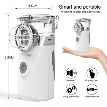 INHALATOR NEBULIZATOR MEMBRANOWY MIST USB