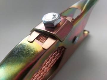 Зажим POLAR GRASS ЛАТУНЬ 300А КАЧЕСТВО!