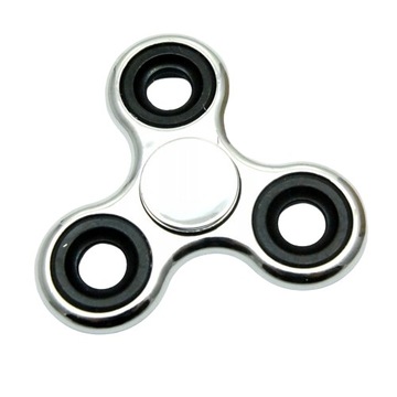SPINNER Fidget Hand w srebrnym kolorze