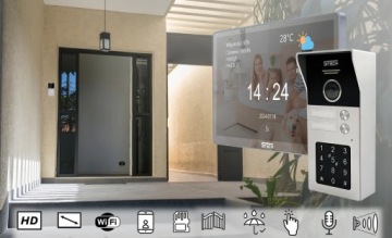 Двухквартирная система видеодомофонов 5TECH два зеркальных монитора 10