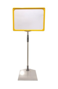 Телескопический рекламный стенд 60 см с рамкой А4.