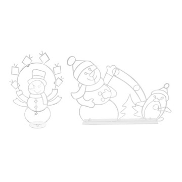 Świąteczne lampki LED Pathway Marker Bałwan i