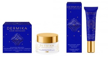 DERMIKA ZESTAW NEOCOLLAGEN KREM-MASKA na NOC 50ml + KREM p/ OCZY 15ml