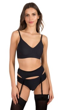 Сексуальный пояс для чулок ORCHID JULIMEX, гладкий, XL