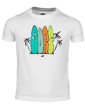 4F koszulka t-shirt dziecięca sportowa roz.158