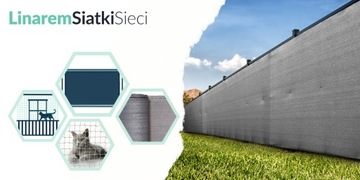 ЗАТЕНИВАЮЩАЯ СЕТКА 95% МАСКИРУЮЩАЯ 1,5х10м ПОКРЫТИЕ ЗАБОРА СЕРОЕ +УФ